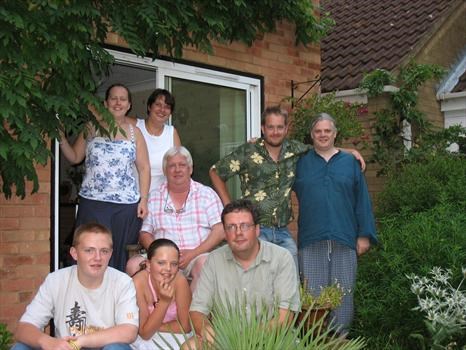 Jul 2006- Heather's Party - Kath, Sian, Simon, Stewart, Chris, Aaron, Holly & Derek