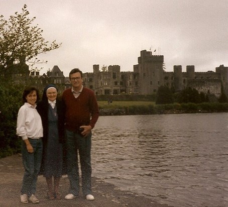 1986 with Laura and Bill Mullahy in Ireland