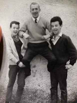 Grandad (Edward), Dad (Left), Andy (Right)