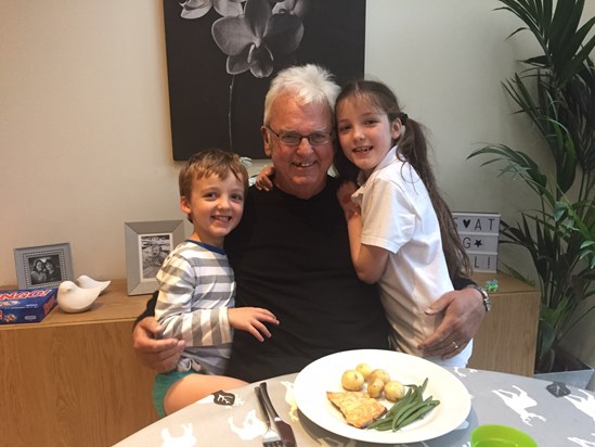 Isabella, Ben and their lovely Grandad x