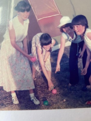 On holiday at Dawlish (around 1977)