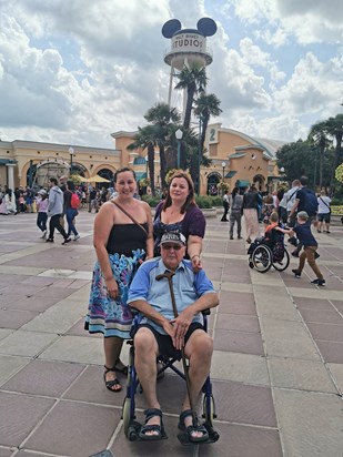 Geoff Claire and Alison - Eurodisney August 2019