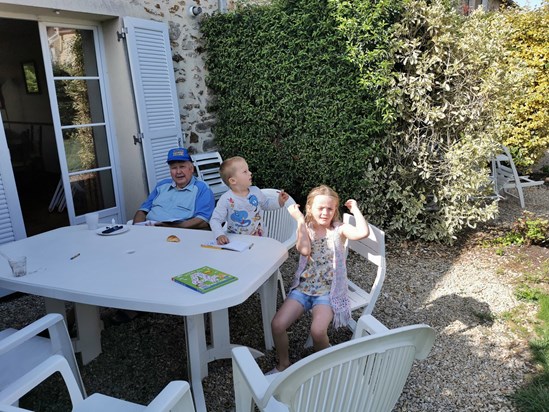 Geoff Ethan and Evie - French Gite (August 2019)