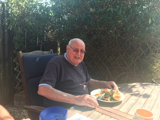 77th Birthday Sunday Roast at Sam & Adams - Dad always loved Tricia's traditional home cooked food the most (but he did love a hot Indian or chinese too) 21 April 2019