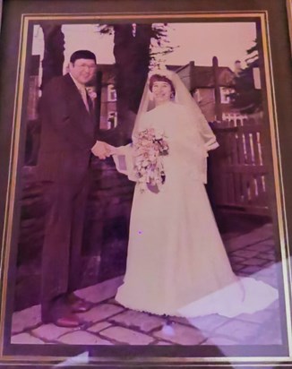 Happily married Geoffrey and Patricia - 24 February 1979