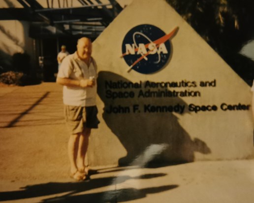 Geoff at NASA Spacestation - Florida 1996