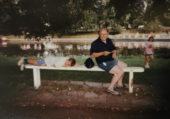 Dad and David on holiday 1993