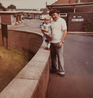Dad and Claire Louise 1981