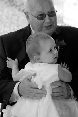 Mafia Grandad and baby Kaitlyn 22 August 2007