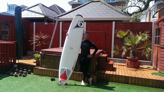 Ready for the surf 