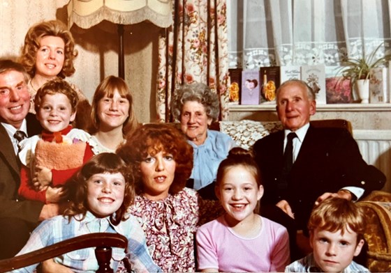 Five Cousins, two mum's, Great grandparents and one Grampy! 