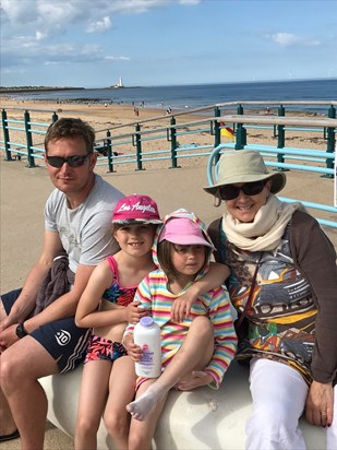 On the seafront at Whitley Bay