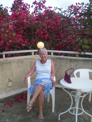 On our 5 day holiday in Kefalonia she loved her holidays!