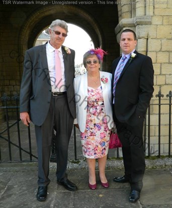 Mum , dad and my brother mark 2014 