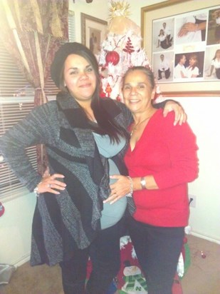 Mom and sister missing you with all our hearts and baby Audrey Lucero:)