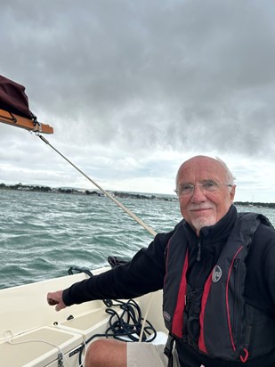 Sailing with Mike on Buster in The Solent 