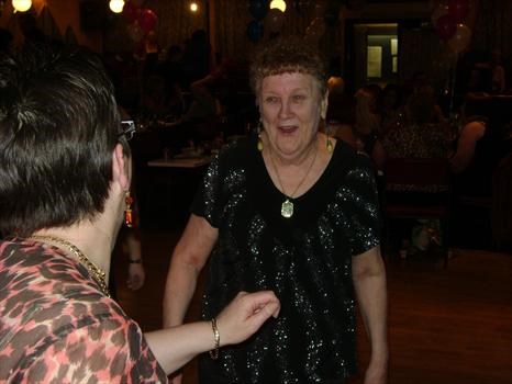 Great Nana Betty and Nana Carol dancing
