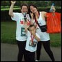 Me, Auntie Carol and Derren with our medals (FOR YOU)