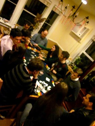 Poker night at the Marco-Steph-Georgi house