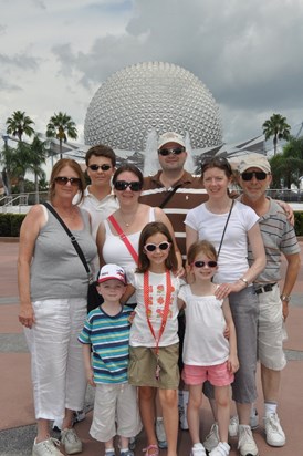 Disney World.  The family together, just how Dad always wanted.