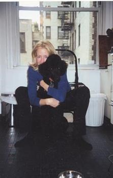 With Max in her kitchen