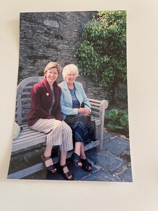 Goddaughter Joanne and Mum