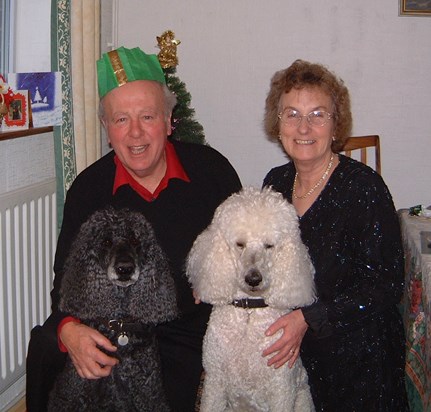 Mum & Dad with Bonnie & Humphrey