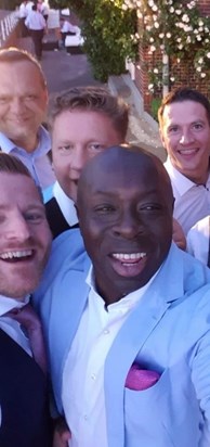 2018 - Wedding in Hamburg. Gents group Shot