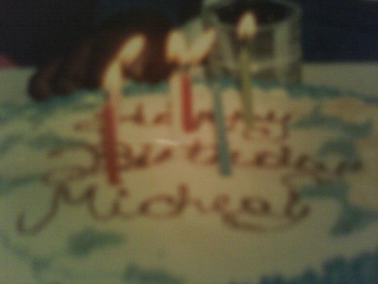 michaels birthday cake