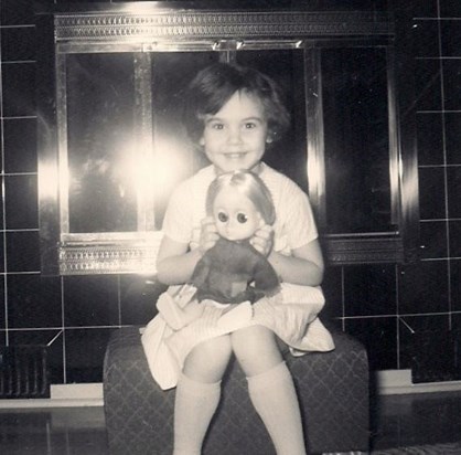 Robyn with doll