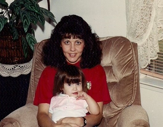 Robyn with Kelley - 1991