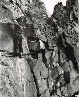 Climbing Shiprock