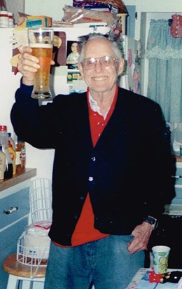 Grandpa in the Kitchen at home c. 2004