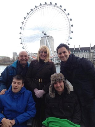 Winter 2014, Trip to London with the Latham´s.