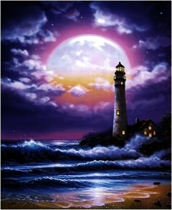 lighthouse by the seashore
