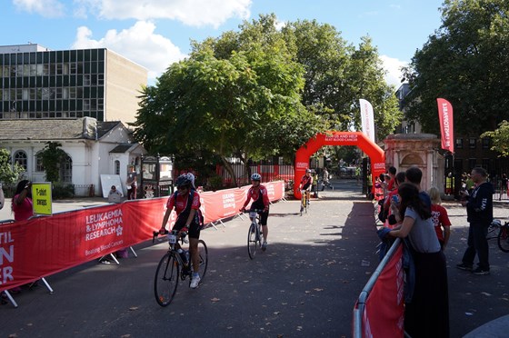 Finish point at London Coram's Fields