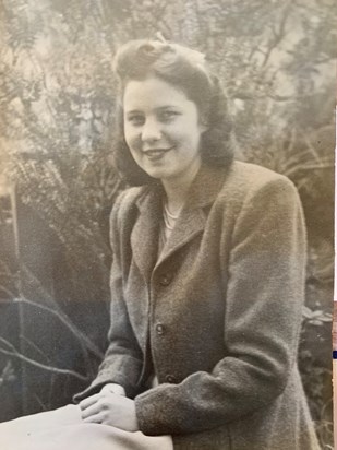 Betty as a teenager