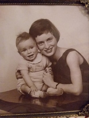 Mum and Peter 1959