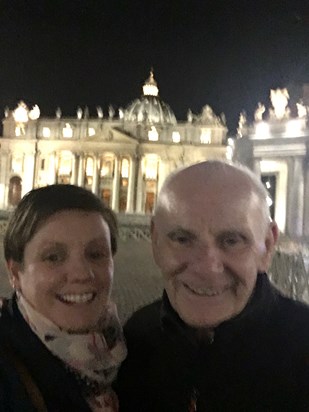 The only 2 people that can stumble across the Vatican when they arrive in Rome