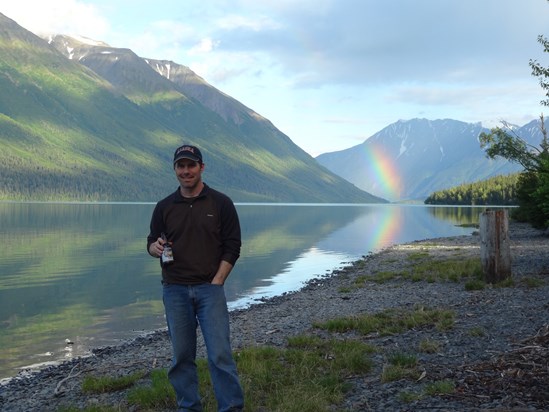 Kevin at his favorite place on Kenai Lake in Cooper Landing - May You Rest in Peace