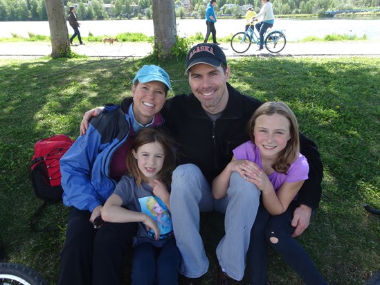 Family photo after our bike ride