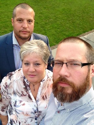 Ken, mum and myself at Alex's wedding