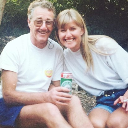 Dad and I in Stoke Newington back in the 1990’s 