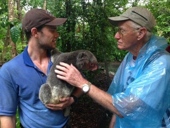 Dad with Koala 