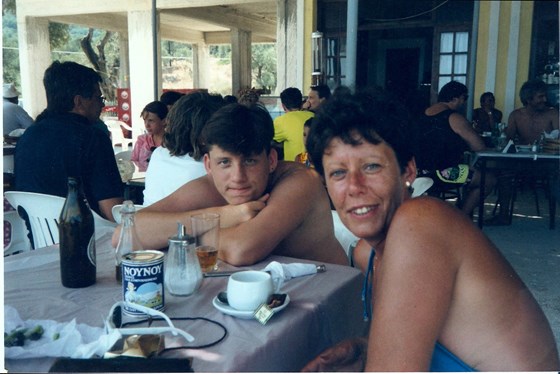 Craig & Mum (Greece)