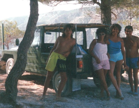 Craig, Mum, Pauline, Dave (Greece)