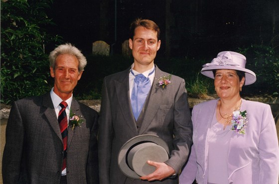 Mum and Dad at our wedding