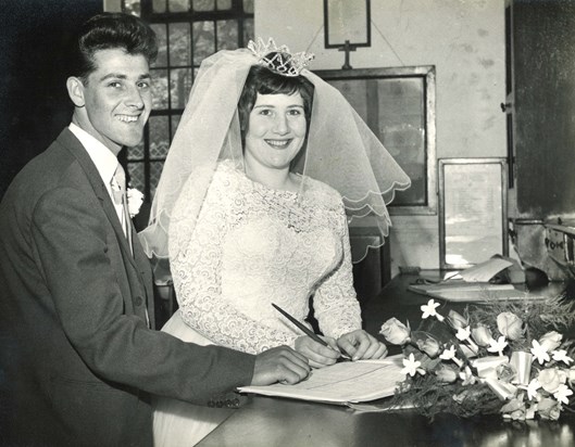 Mum and Dads wedding 1961