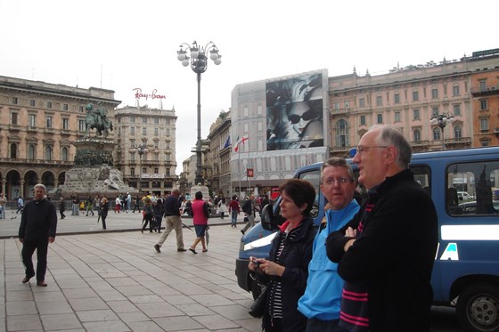 David, Jill & Chris Alton in Milan 