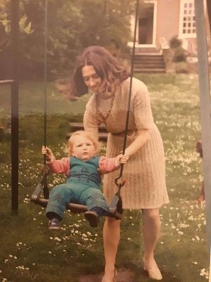 Edith with her goddaughter Laura